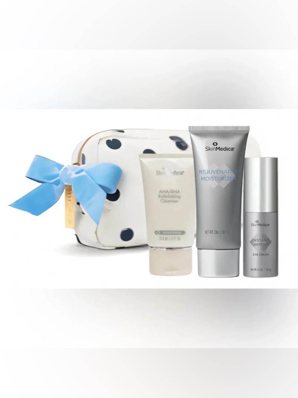 SkinMedica Skincare Set — Silver, Cream & Blue